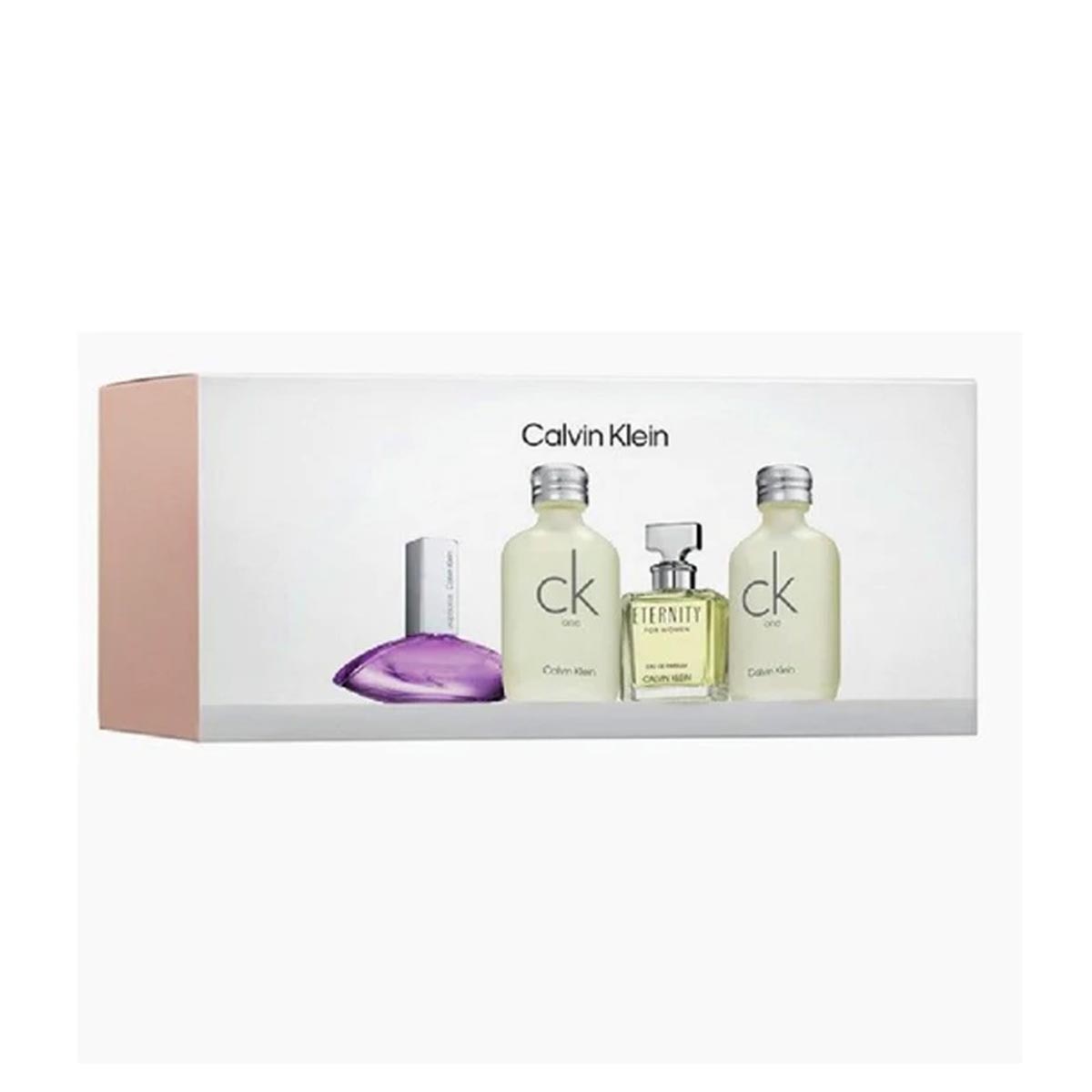 Calvin Klein One Eau De Toilette 10Ml + Calvin Klein One Eau De Toilette 10Ml + Eternity 5Ml + Euphoria 5Ml